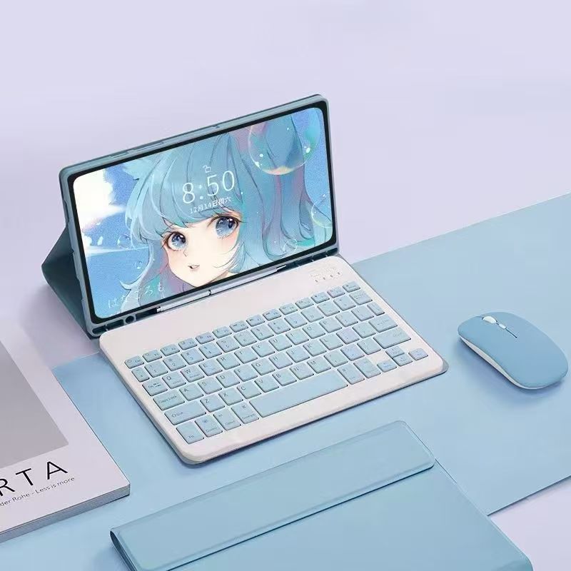 For Samsung Galaxy Tab A9 8.7 Inch Tablets Keyboard Case Detachable Keyboard Cover for Samsung Tab