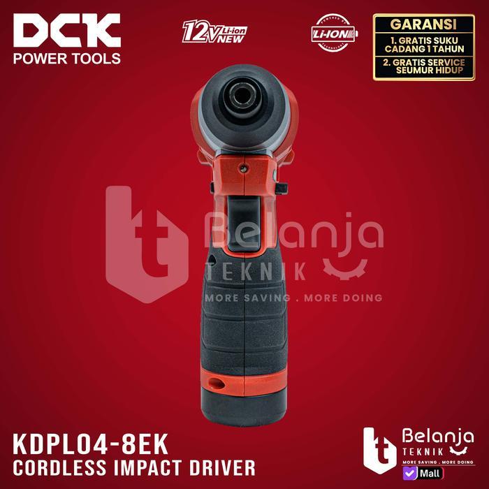 DCK Brushless Impact Driver Cordless 12V KDPL04-8EK Bor Obeng KDPL 04