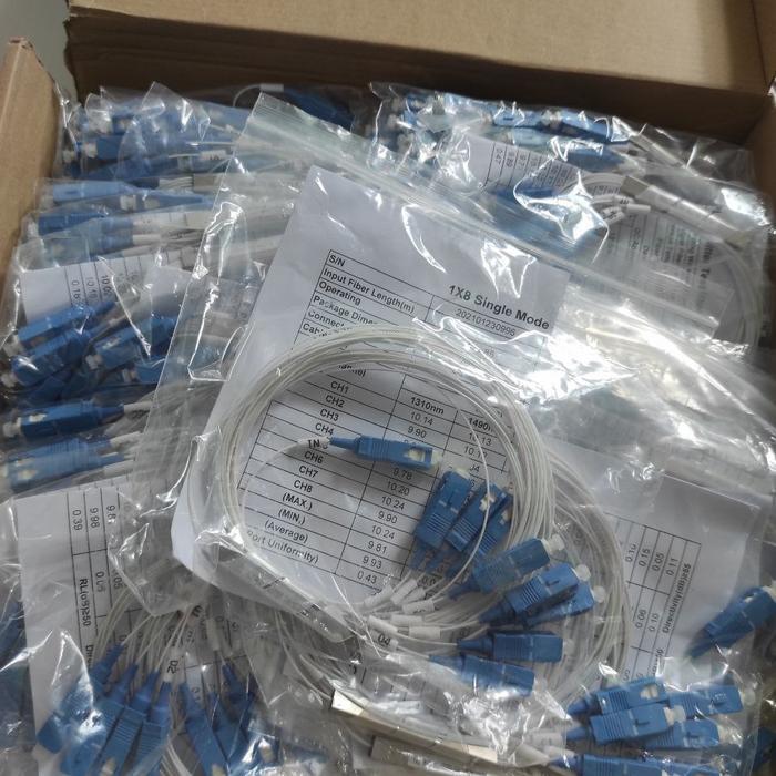 TERLARIS spliter 1:8 plc mini SC UPC / FIBER OPTIC
