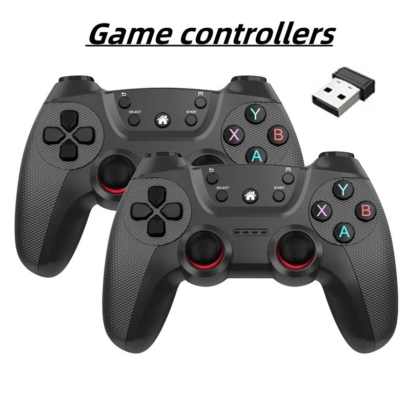 Wireless doubles game Controller For Linux/Android phone For Game Box Game stick PC Smart TV Box