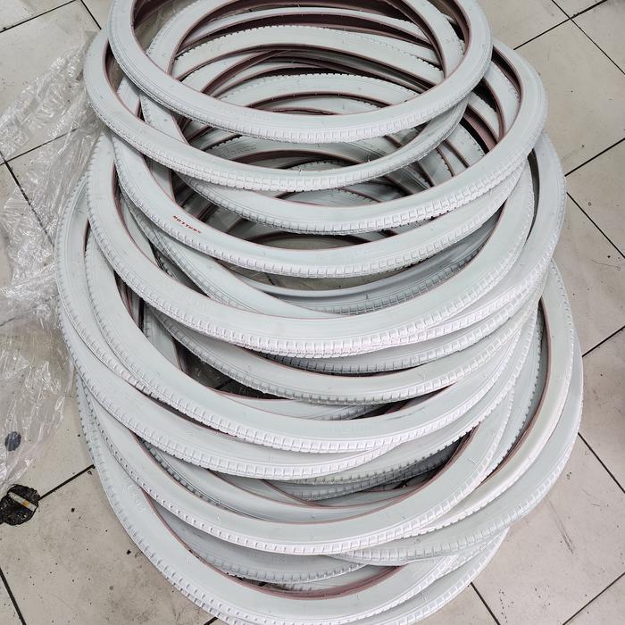 Ban Luar 28 Onthel Swallow Putih Coklat