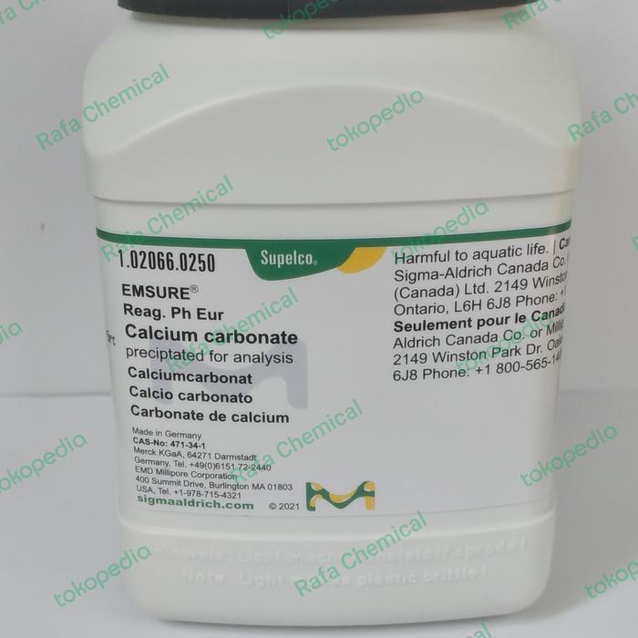 Ready Calcium Carbonate Merck 1.02066.0250 CaCO3 Carbonat