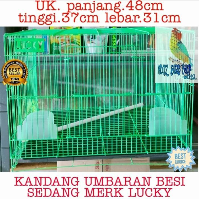 KANDANG UMBARAN BESI MERK LUCKY UKURAN SEDANG BESI TEBAL