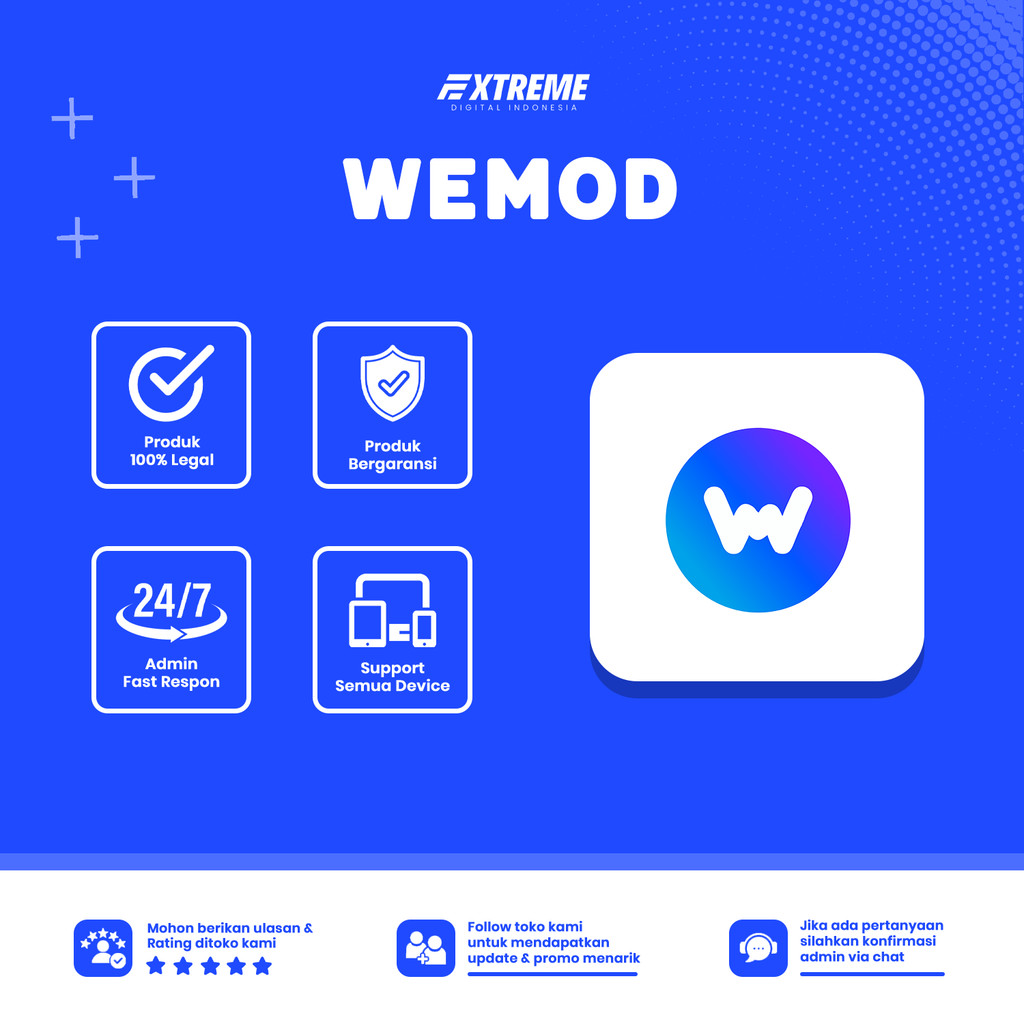 WeMod Pro 1 Bulan | Game Mod Premium