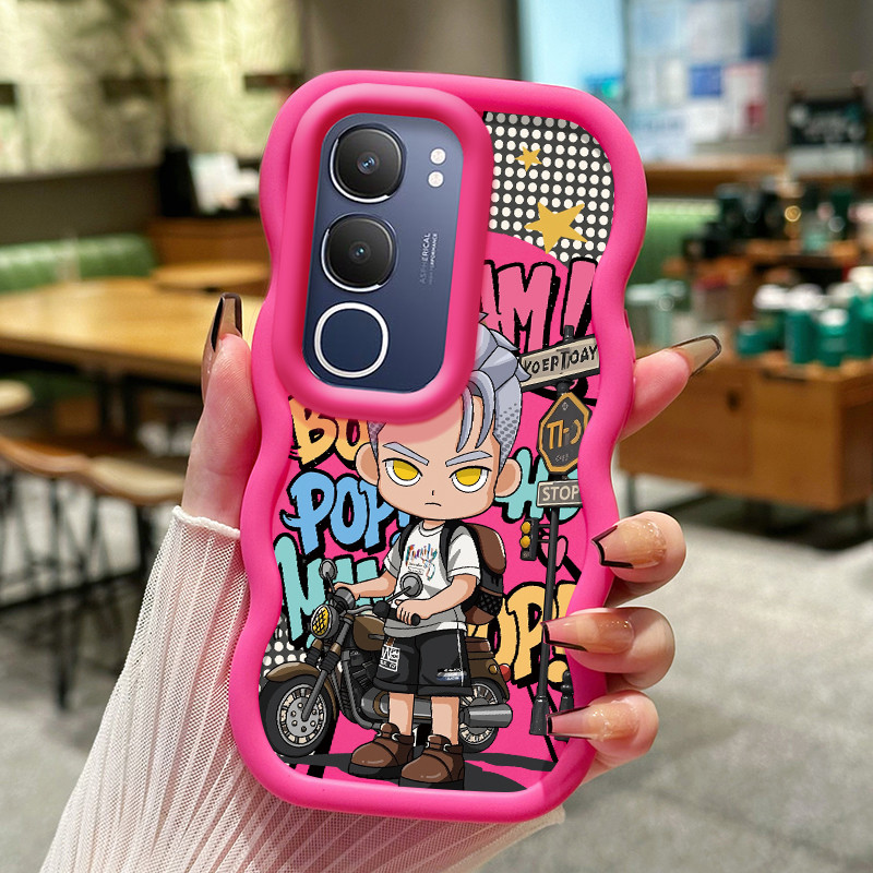 Casing Untuk VIVO Y19s Y29 5G Y19s Pro Case Casing Anime locomotif anak laki-laki pola HP Cesing lun