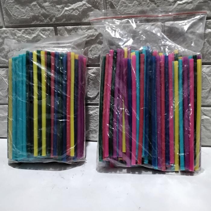 Produk Terbaik] Lem lilin warna warni kecil
