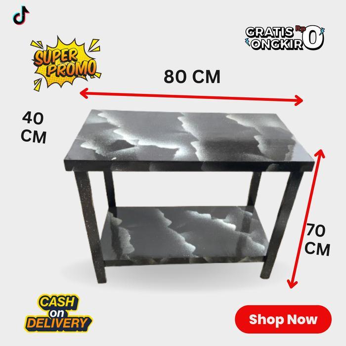 Meja Susun 2 Tingkat 2 Tahap Serbaguna Meja Kompor Meja Tv Aquarium Rak Serbaguna Terbaik