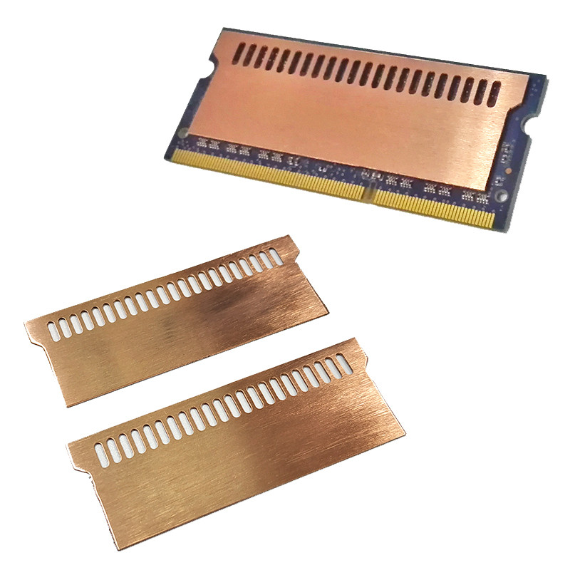 2Pcs Pure Copper Notebook Gaming Laptop Memory Heatsink Cooling Radiator RAM Memory Cooler Heat Sink