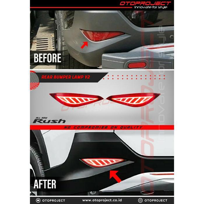 Reflektor Bumper All New Rush Led Rear Bumper Lamp All New Rush Led V2