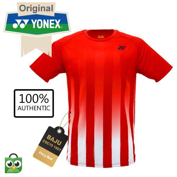 BAJU YONEX 1807 COC19 FIERY RED