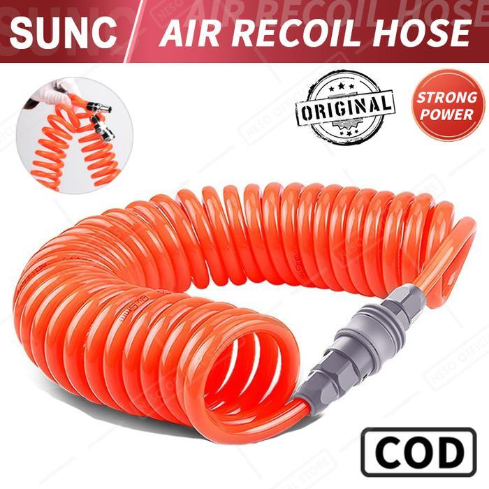 Recoil Hose Selang Angin Kompresor Spiral 6912 Meter selang kompresor angin Selang Recoil Angin