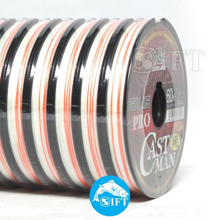 Cod - Senar Ygk Galis Pro Castman 100M 60Lbs Benang Pancing Super Pe Laut Best Seller