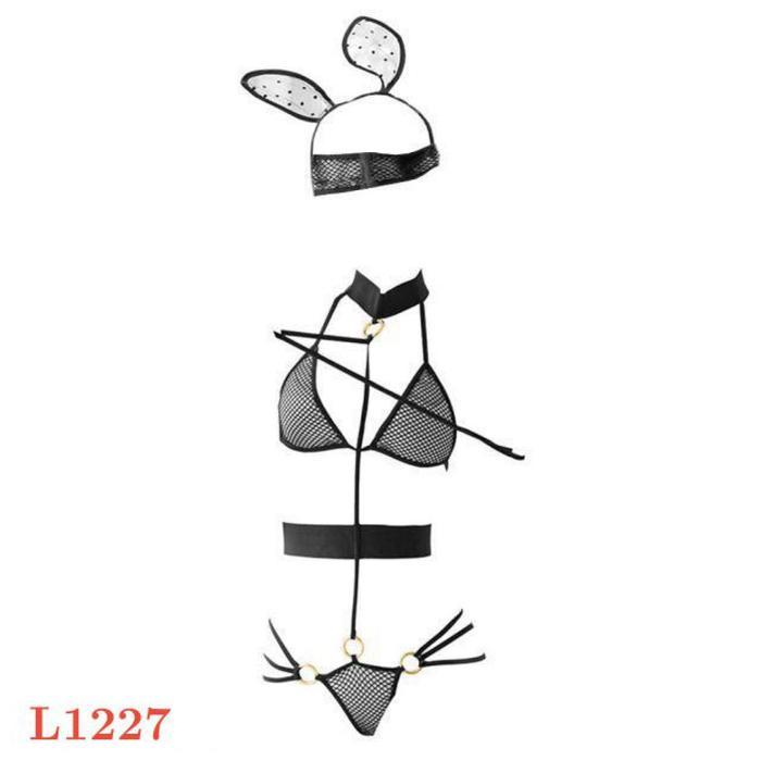 Lingerie Sexy Baju Costume Cosplay Wanita L1227 Tema Playboy Bunny Girl Kelinci