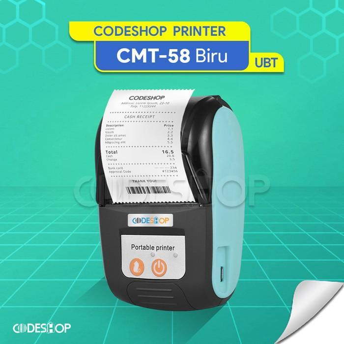 MESIN CETAK STRUK PEMBAYARAN CODESHOP CM-T58 BLUETOOTH CMT58