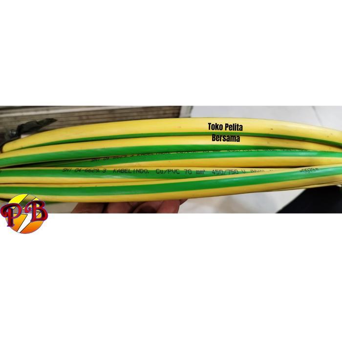 Kabel Nya 70 Mm Kuning Hijau Kabelindo / Kabel Nya 70 Mm Kabelindo