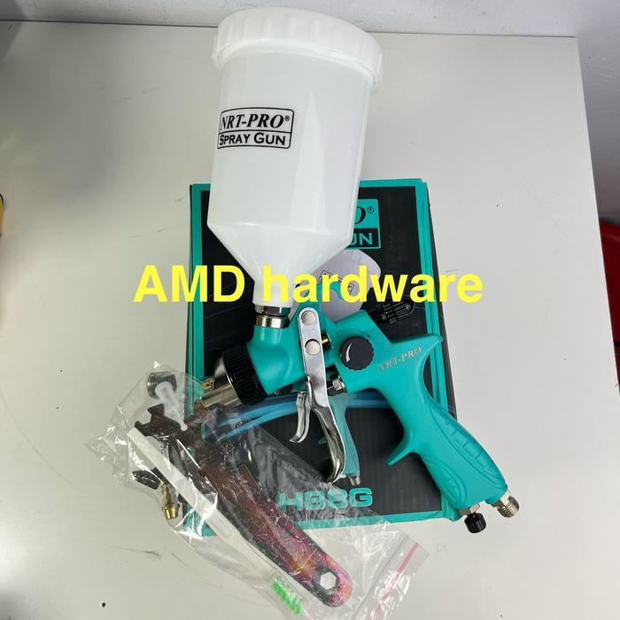 Spray Gun Hvlp 600 Ml Cc Spet Tabung Atas Low Pressure Semprotan Cat Kompresor Original Lippro Japan