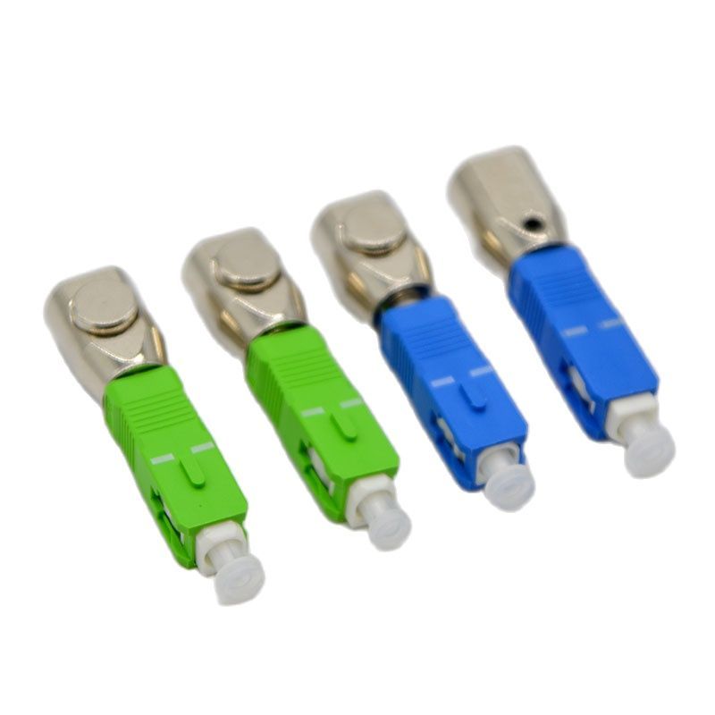NEW Optical Fiber Adapter Connector SC/UPC Circular Bare Fiber Flange Temporary  OTDR Test Coupler