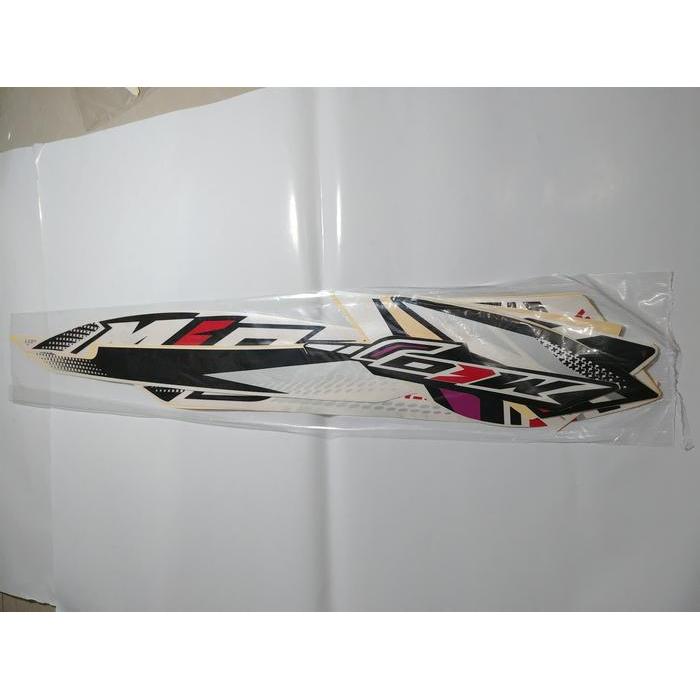 Stiker Bodi & Lis Body & Striping Mio J 2012 Putih Merah