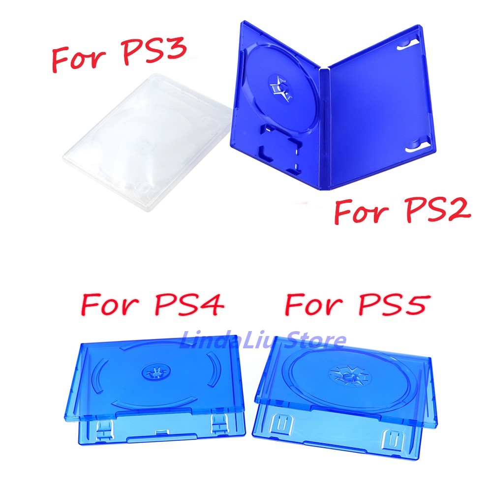 20PCS CD Game case protective box for Paystation PS2 PS3 CD DVD Discs Storage box For PS4 PS5 game d