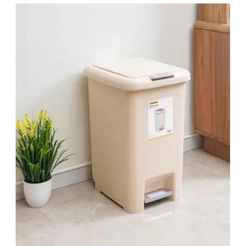 Krisbow Tempat sampah besar 45 liter Tong Sampah Injak Pedal Trash Bin