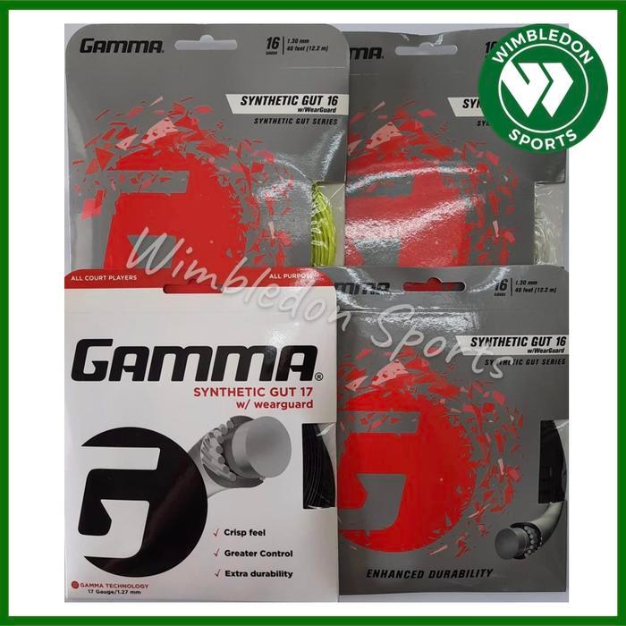 terlaris Senar Tenis Gamma Synthetic Gut WearGuard / Senar Gamma Synthetic Gut 100% ori