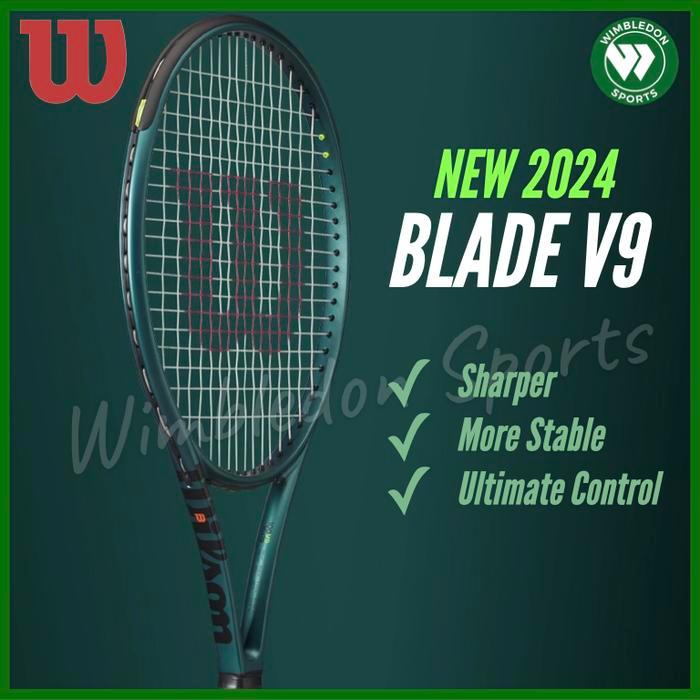 terlaris Raket Tenis Wilson Blade v9 / Raket Wilson Blade 98/100/100L/100UL v9 100% ori