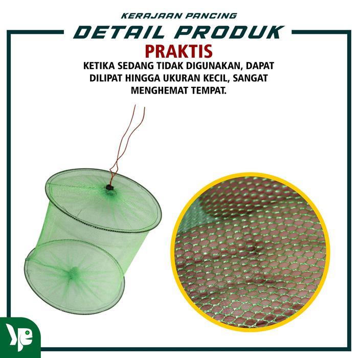 KP - Jaring Korang Wadah Ikan 2 & 3 Layer Korang Jaring Bulat Ikan Alat Pancing Portable