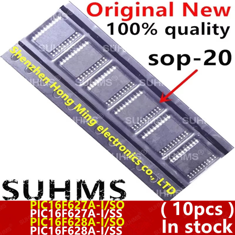 (10piece)100% New PIC16F627A-I/SO PIC16F627A-I/SS PIC16F628A-I/SO PIC16F628A-I/SS PIC16F627A