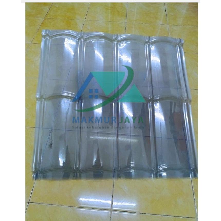 Genteng Bening PVC 8 daun Genteng metal fiber transparan 2x4 minimalis Gratis Ongkir
