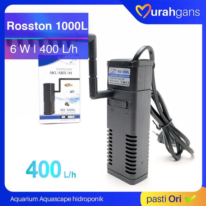 Pompa Filter Aquarium ROSSTON 1000 L dengan Filter Bawah
