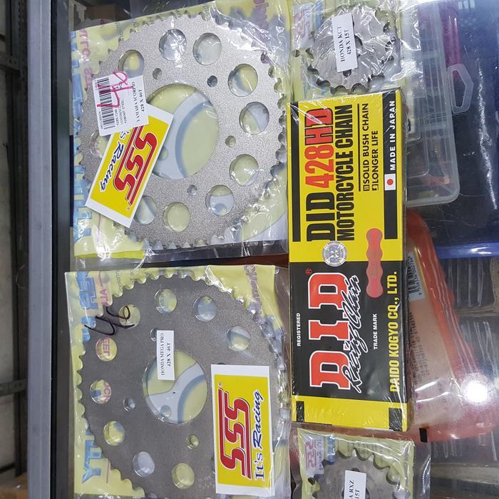 Gear Set Gir Sss Rantai Did Cb150R Cs1 Sonic 125 Vix Nvl Fu Byson Cbr