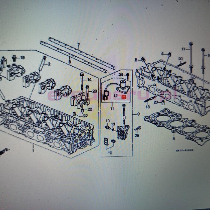 ORING SELENOID VTEC HONDA ACCORD CIELO VTEC ACCORD VTI VTIL ODYSSEY RA6 36172-P0A-005