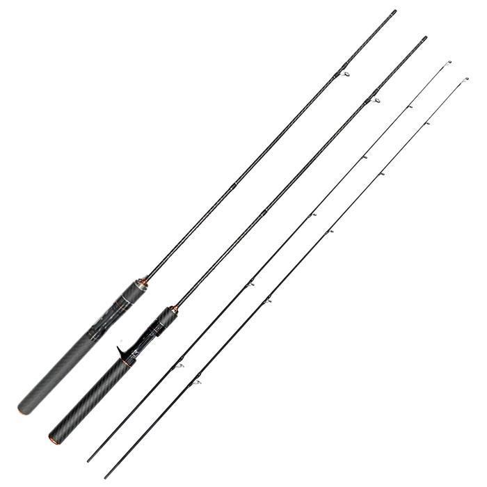 Aquapro Joran Pancing Strangers Action Ultralight Fishing Spinning Rod Bahan High Carbon Solid