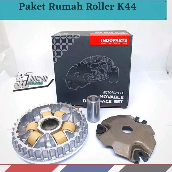 Rumah Roller Set Indoparts (K44) Beat Esp Pop Eco Scoopy Esp (2015-2020) Vario Fi Esp (Stater Halus)