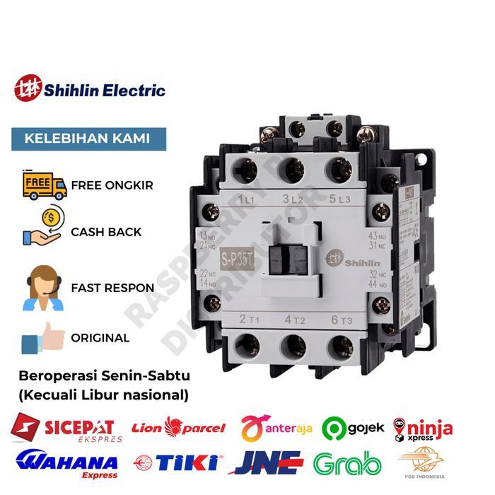 Shihlin Kontaktor / Contactor S-P35T 3 Phase 50 Ampere 50A