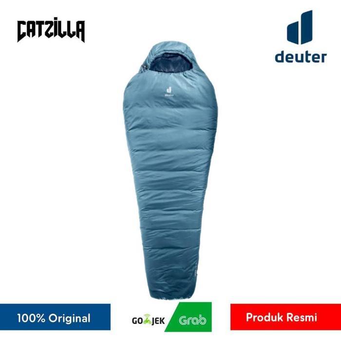 Selimut Outdoor Deuter Orbit +5 Sleeping Bag Right Hand Zip - Blue