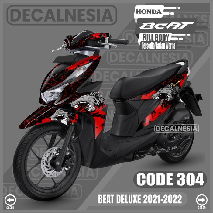 Stiker Decal Beat Deluxe Full Body 2023 2022 2021 2020 New Sticker Cbs Iss Modifikasi Motor Honda