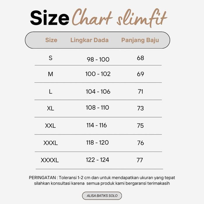 ALISA BATIK SOLO Batik Slimfit Motif Garis Sage Bahan Doby Kemeja Batik Tangan Lengan Panjang Solo