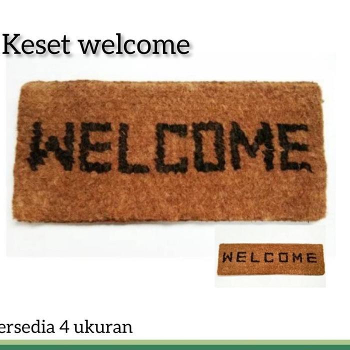 "New" Keset Ijuk Welcome Sabut Kelapa/ Keset Sabut Kelapa/ Keset kesed welcome serabut ijuk kelapa