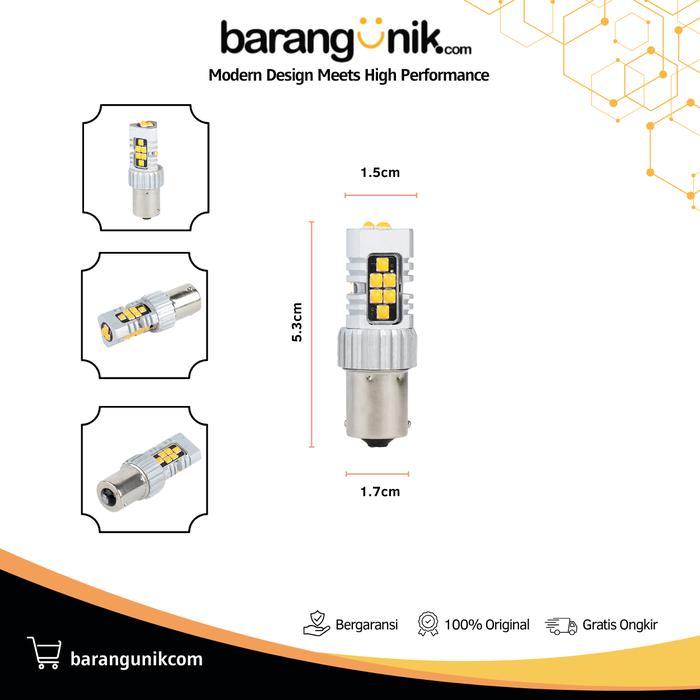 Promo Lampu Sein Dajjal S25 Led Mundur Bayonet Mobil Motor Dc Super Terang Kuning Sb1 Luximos Nine