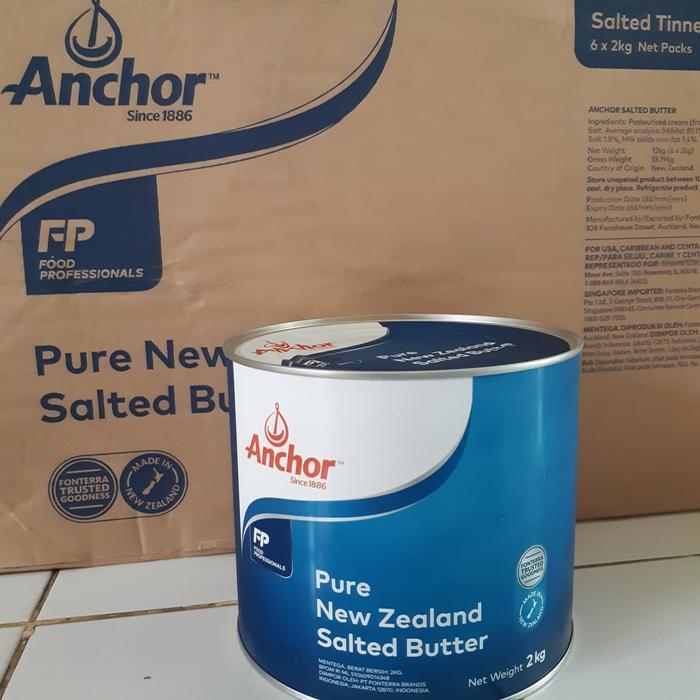 BUTTER ANCHOR 2 KG/ ANCHOR GOLDEN FERN BUTTER 2 KG