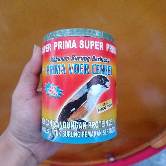 PAKAN SUPER PRIMA VOER CENDET TOPLES PUR MAKANAN HARIAN SEGALA BURUNG