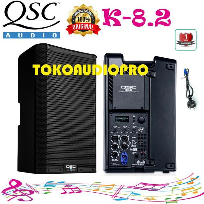Qsc K8.2 2000W 8 Inch Powered Speaker Aktif Qsc K-8.2 Co