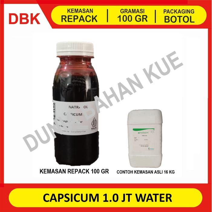 Capsicum Oleresin - ekstrak cabai / cabe 1jt SHU Water Soluble - REPACK 100 GR