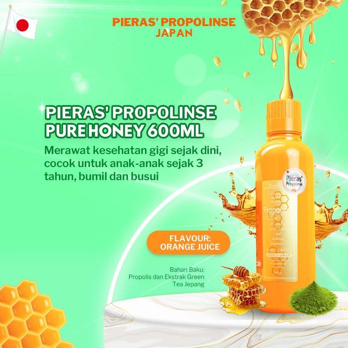 PIERAS PROPOLINSE OBAT KUMUR RASA PURE HONEY 600ML