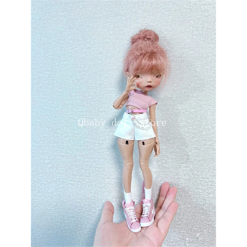 Qbaby Doll Store 1/6 Nana El Humanoid Doll Thday Gift Diy Put On Makeup