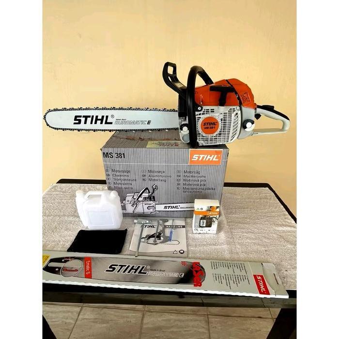 TERMURAH CHAINSAW / SENSO BESAR STIHL MS 381  MESIN GERGAJI KAYU BAR 25 INCH  NEW