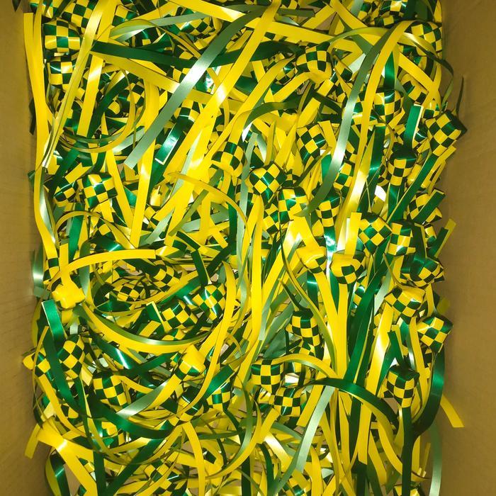 ketupat pita lebaran pita jepang / pita satin ketupat ribon