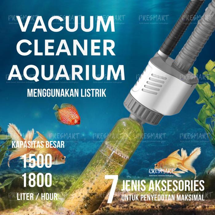 VACUUM ELEKTRIK SIPHON AQUARIUM CLEANER PENYEDOT PEMBERSIH KURAS SIFON