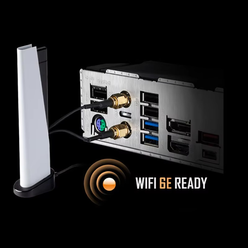 Gigabyte Wifi 6E 2.4G 5G 6G Wireless Card Antenna Aorus Pro Ax B650I B550 Z790 Master B660M Z690I